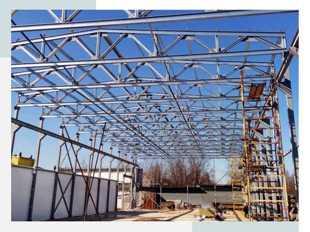 Строительство цехов в Архангельск от 617 руб. под ключ