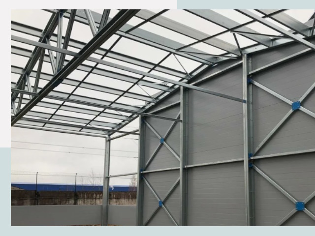Каркасные ангары от СтальСтрой-Рхн по цене от 617 руб.