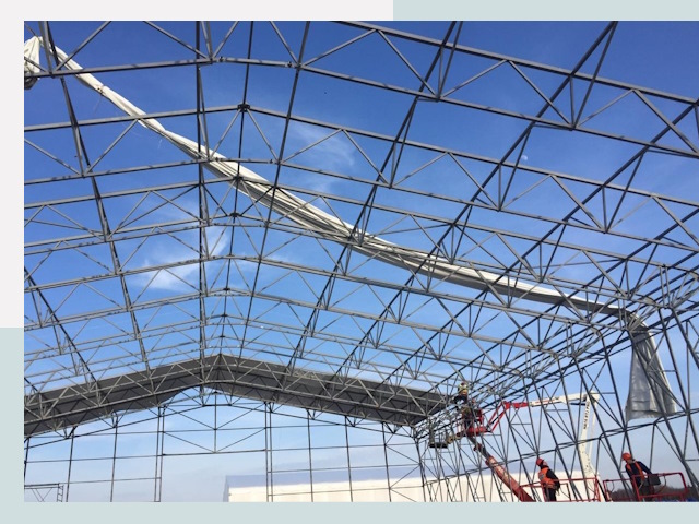 Шатровые ангары от 617 руб. в Архангельске и Архангельской области