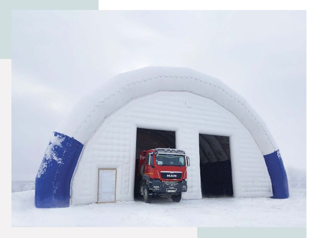 Мобильные ангары в Архангельске