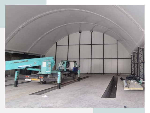 Внутреннее оснащение ангаров в Архангельске