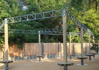 Терраса из металлоконструкций под ключ, проектирование, изготовление и монтаж от СтальСтрой-Рхн